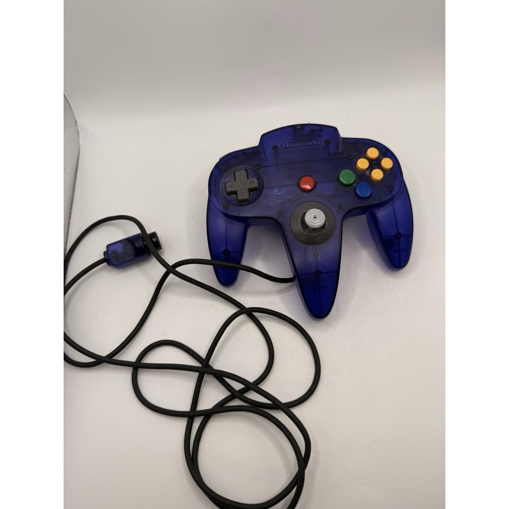Official OEM Nintendo 64 N64 Grape Controller NUS-005 Tight Joystick 9/10! Good